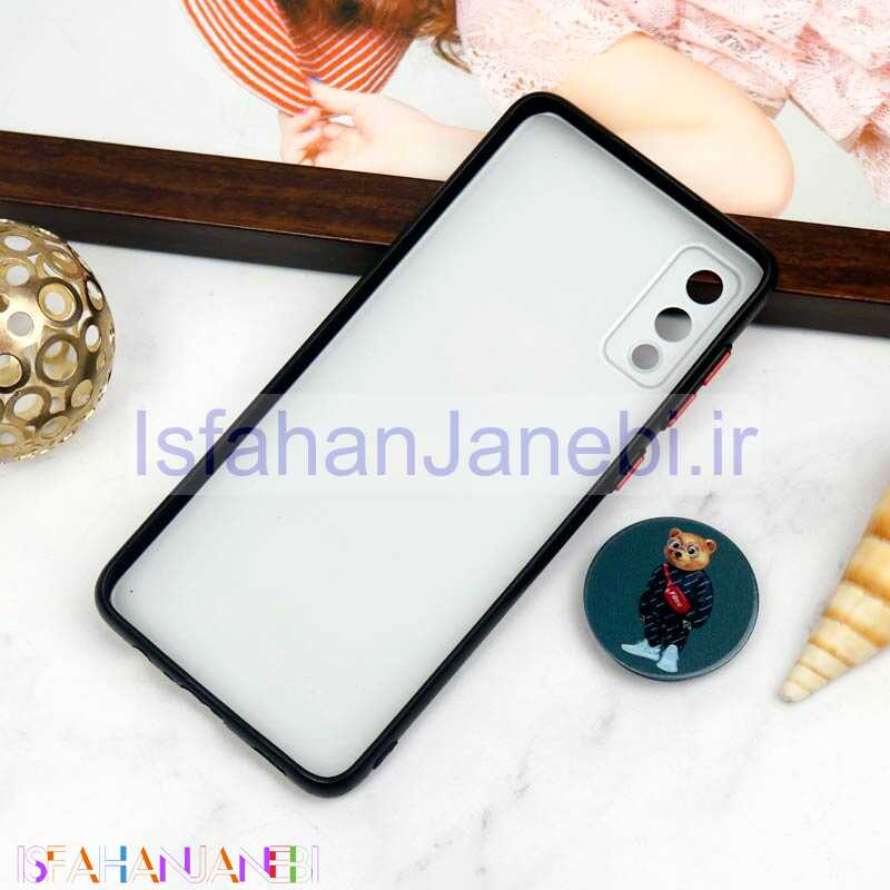 اصفهان جانبی-قاب PC محافظ لنز دار طرح Baron + پاپ سوکت Samsung Galaxy A02 / M02