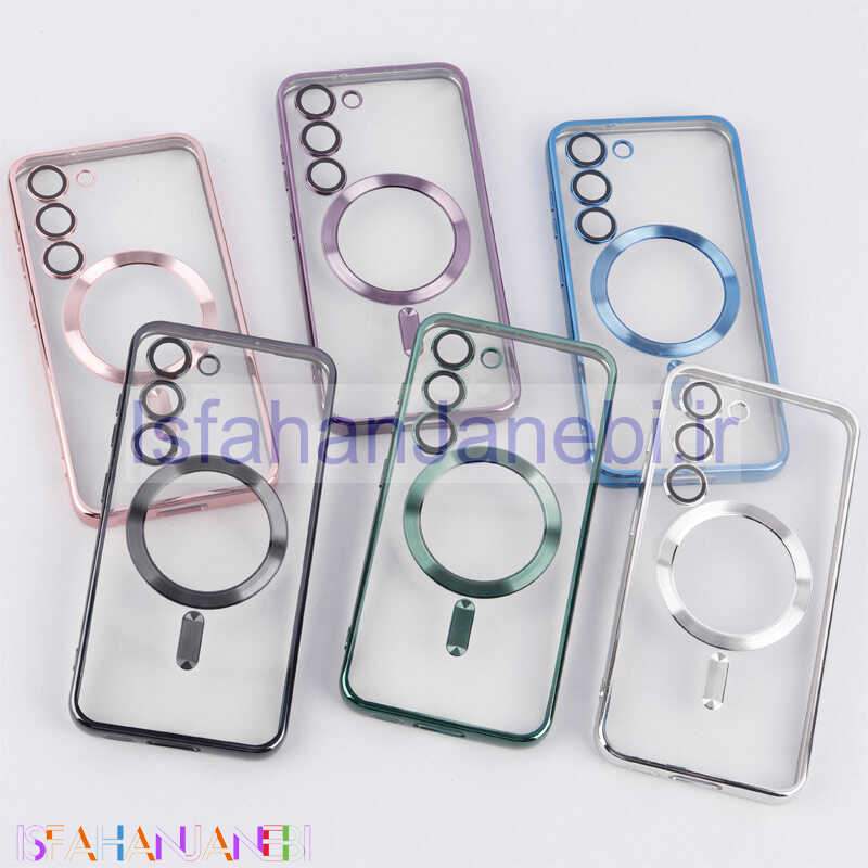 اصفهان جانبی-قاب شفاف MagSafe ژله ای محافظ لنزدار Samsung Galaxy S23