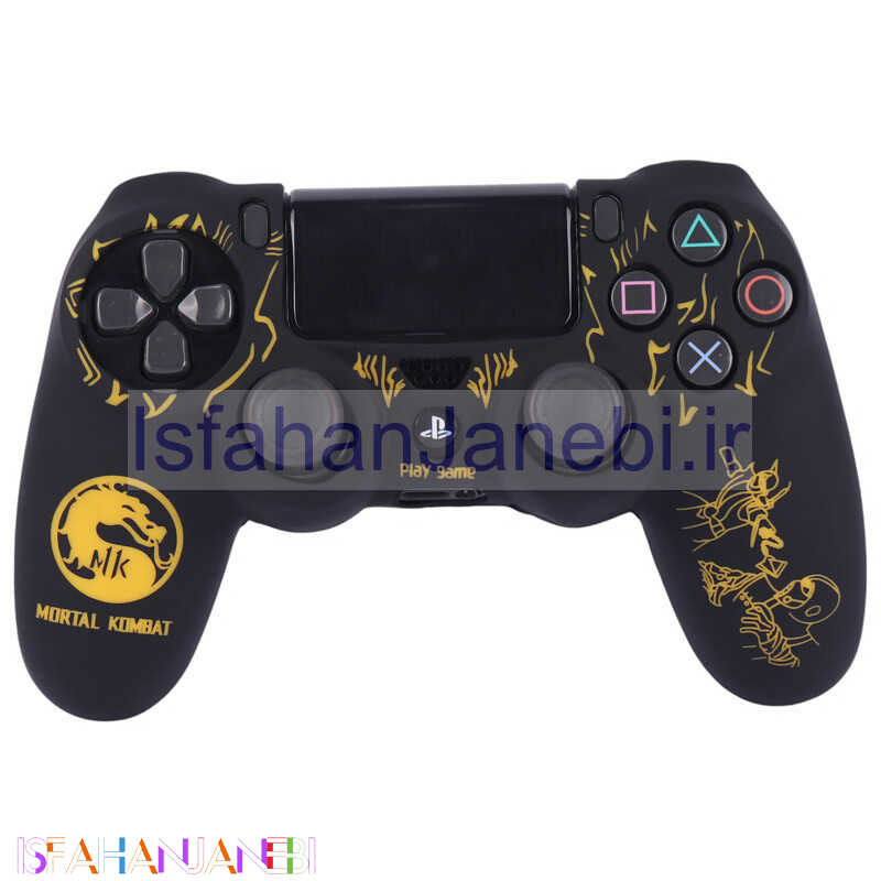 اصفهان جانبی-روکش دسته بازی PS4 طرح Mortal Kombat مشکی زرد