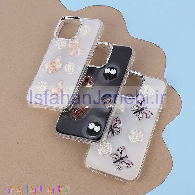 اصفهان جانبی-قاب رزینی آیفون iPhone 13 Pro Max برجسته طرح دار
