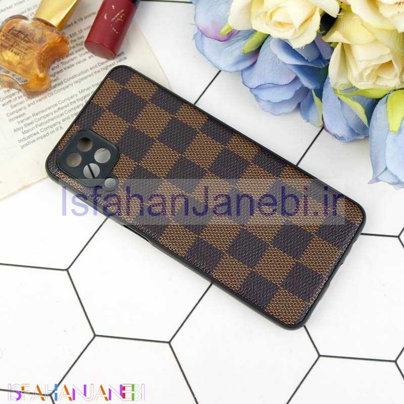 اصفهان جانبی-قاب محافظ لنزدار چرمی لاکچری Samsung Galaxy A12