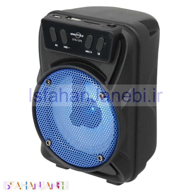 اصفهان جانبی-اسپیکر بلوتوثی رم و فلش خور Greatnice Extra Bass GTS-1375