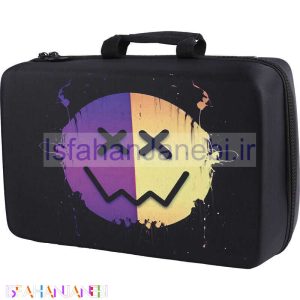اصفهان جانبی-کیف کنسول بازی PS5 Slim طرح ایموجی لبخند ترسناک