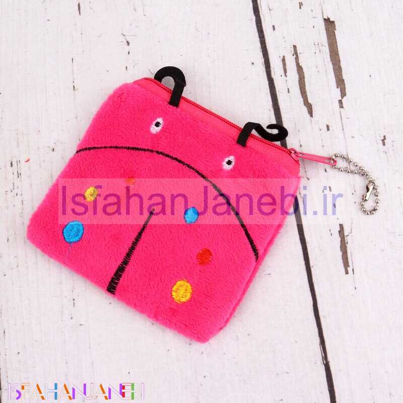 اصفهان جانبی-کیف هندزفری پولیشی طرح کفشدوزک