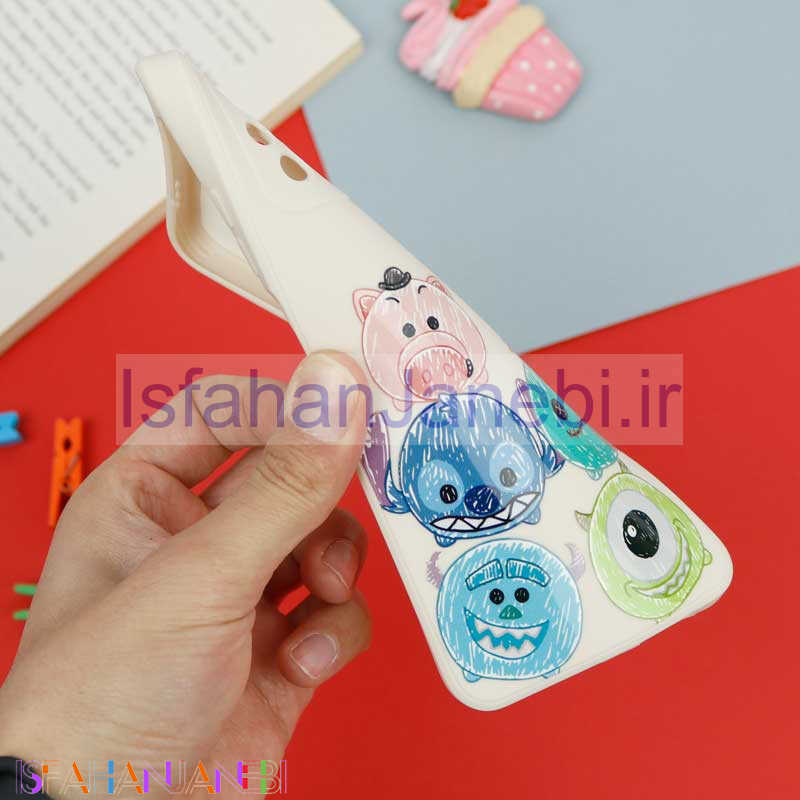اصفهان جانبی-قاب سیلیکونی سفید محافظ لنزدار طرح دیزنی پسرانه Xiaomi Redmi Note 10 4G / Note 10s