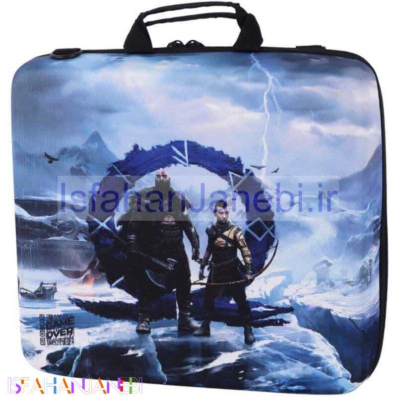 اصفهان جانبی-کیف کنسول بازی PS4 طرح God of War Ragnarok کد 14