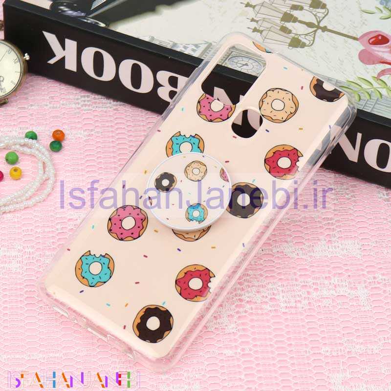 اصفهان جانبی-قاب سوپر IMD دور شفاف پاپ سوکت دار Samsung A21s دونات