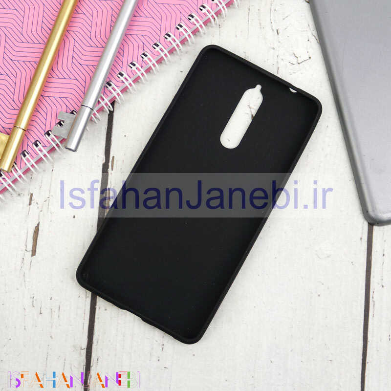 اصفهان جانبی-قاب ژله ای سیلیکونی Nokia 8 مشکی