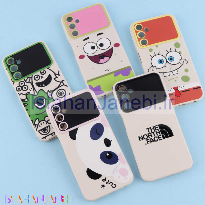 اصفهان جانبی-قاب TPU طرح دار رنگی محافظ لنزدار Samsung Galaxy A24 4G