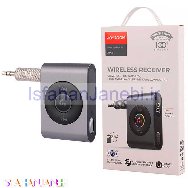 اصفهان جانبی-دانگل بلوتوث خودرو شارژی Joyroom JR-CB1 AUX