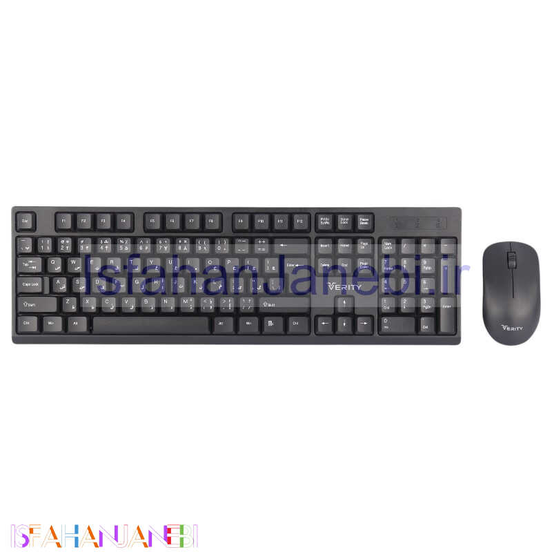 اصفهان جانبی-کیبورد و موس بی سیم وریتی V-KB6142W