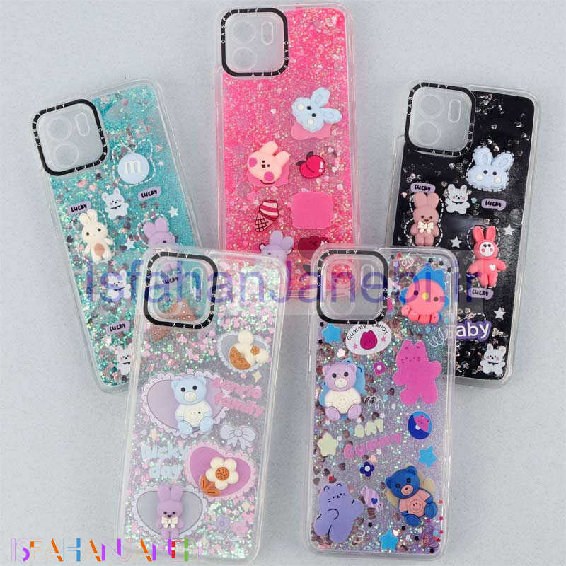 اصفهان جانبی-قاب آکواریومی Casetify شیائومی Redmi A2 عروسکی برجسته محافظ لنزدار