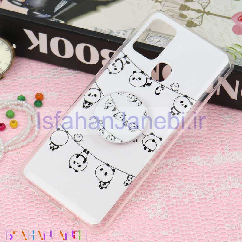 اصفهان جانبی-قاب سوپر IMD دور شفاف پاپ سوکت دار Samsung A21s پاندا