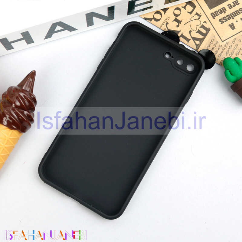 اصفهان جانبی-قاب سیلیکونی عروسکی محافظ لنزدار طرح Minnie Mouse آیفون iPhone 7 Plus / 8 Plus