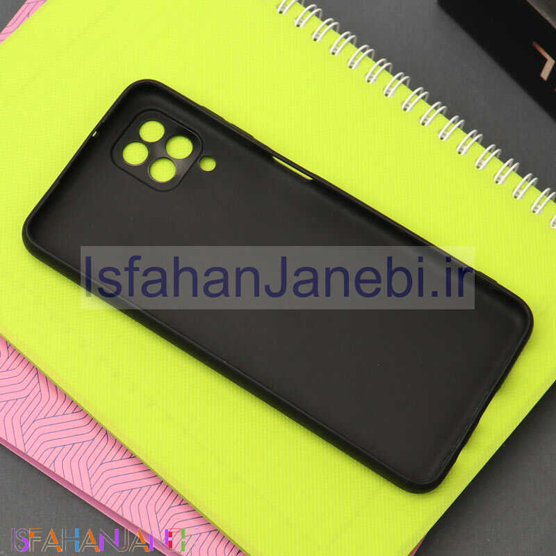 اصفهان جانبی-قاب طرحدار محافظ لنزدار مشکی Off White سامسونگ A12