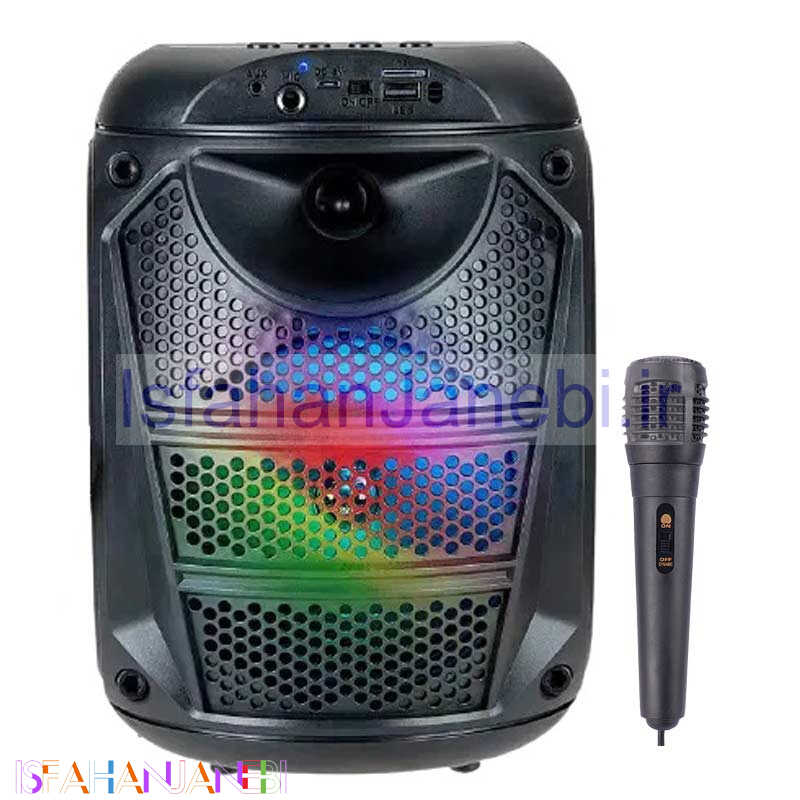 اصفهان جانبی-اسپیکر بلوتوثی رم و فلش خور Buli ZQS6115 + میکروفون