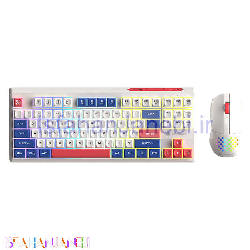 اصفهان جانبی-کیبورد و موس بی سیم گیمینگ لاجی کی KM329W