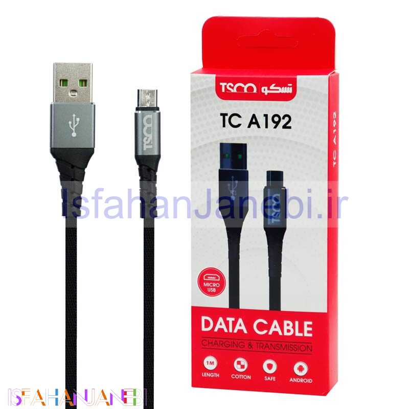 اصفهان جانبی-کابل میکرو یو اس بی TSCO TC A192 2.1A 1m