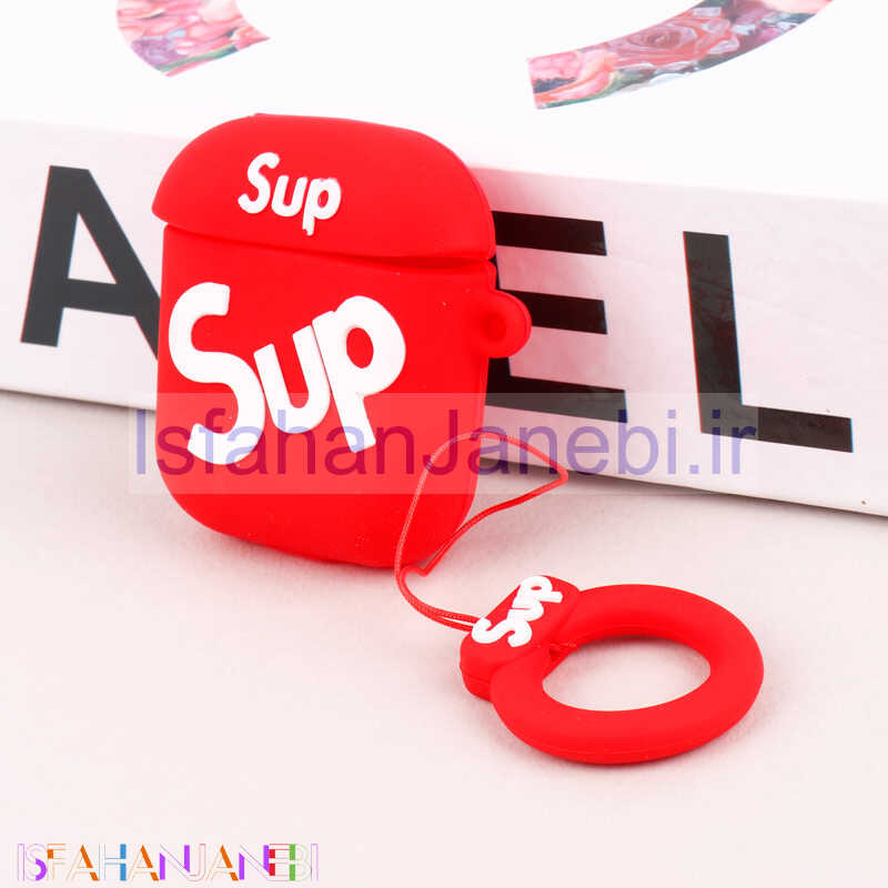 اصفهان جانبی-محافظ AirPods 3 سیلیکونی Sup قرمز