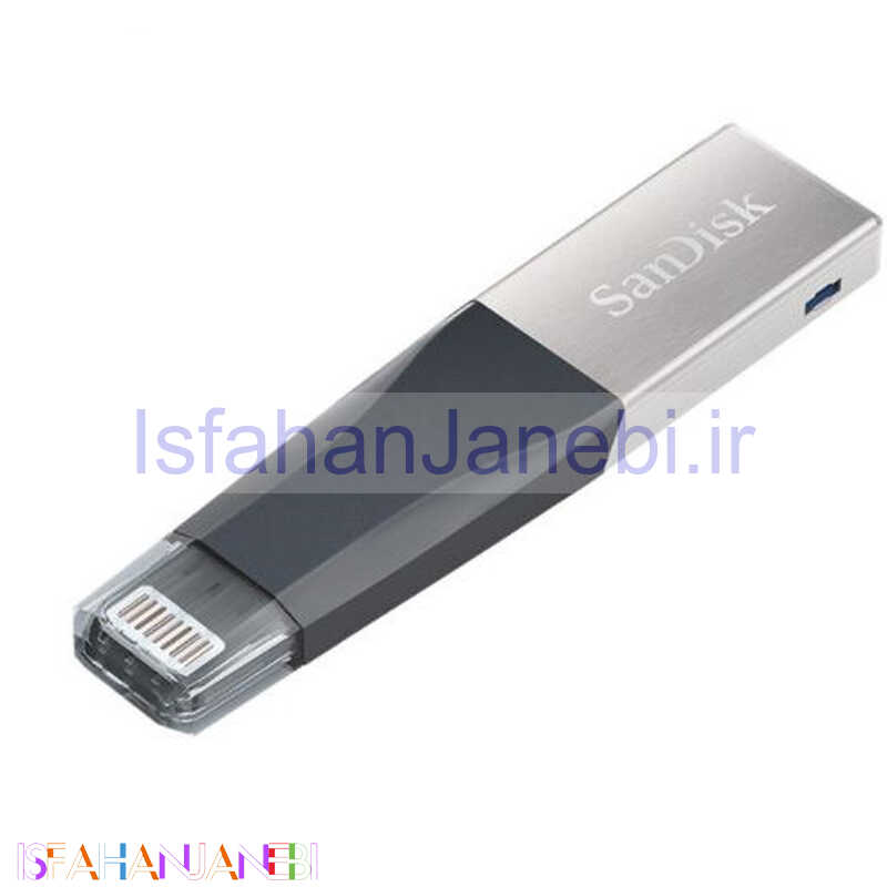 اصفهان جانبی-فلش 32 گیگ سن دیسک SanDisk iXpand Mini OTG Lightning USB3.0
