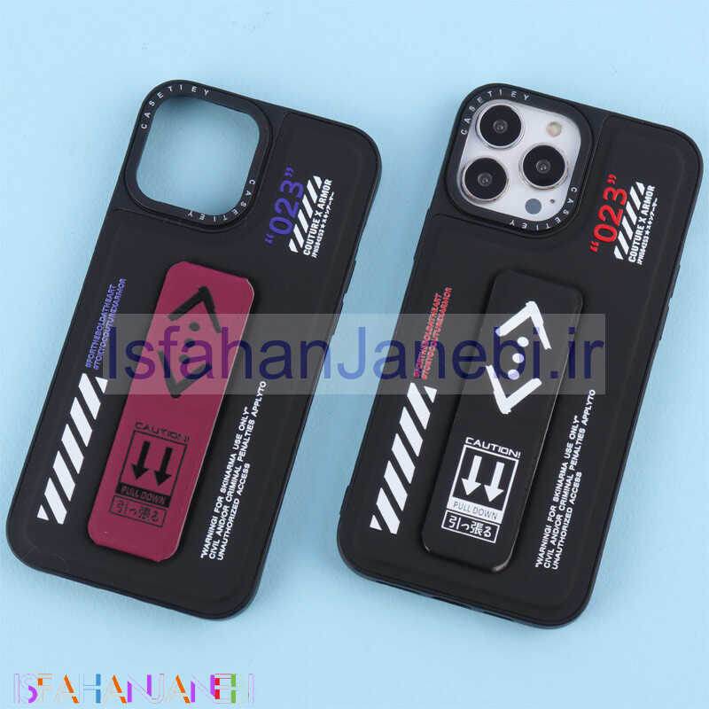 اصفهان جانبی-قاب طرح دار Casetiey هولدر دار iPhone 13 Pro Max