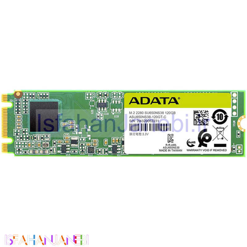 اصفهان جانبی-حافظه SSD ای دیتا ADATA Ultimate SU650 120GB M.2