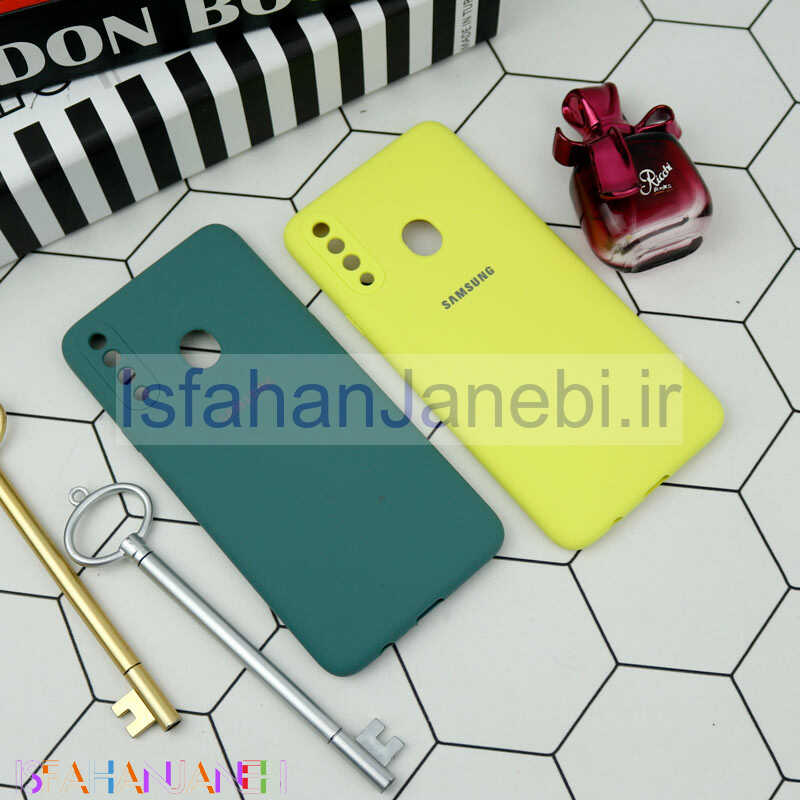 اصفهان جانبی-قاب سیلیکونی اصلی زیربسته سامسونگ Galaxy A20s محافظ لنزدار