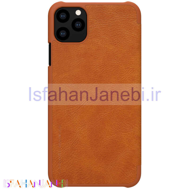 اصفهان جانبی-کیف چرمی اورجینال QIN نیلکین Apple iPhone 11 Pro Max