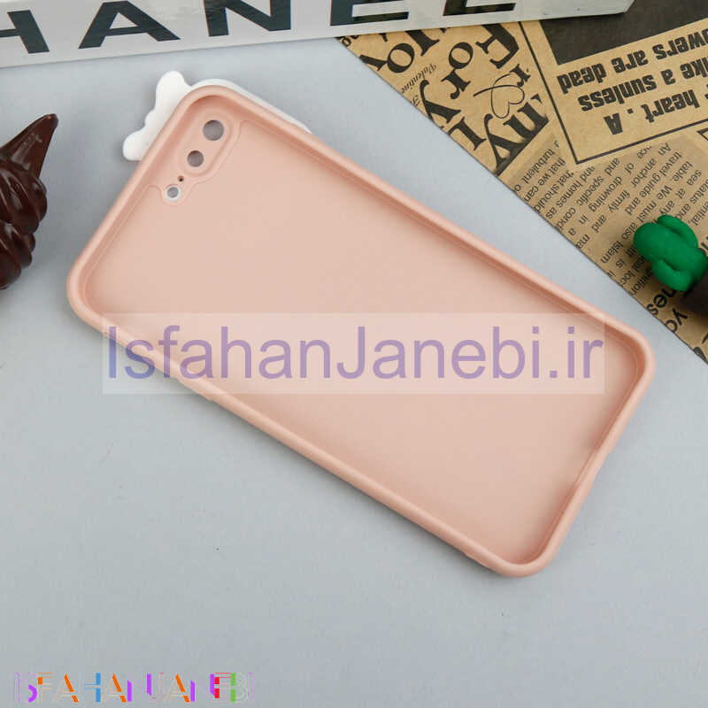 اصفهان جانبی-قاب سیلیکونی عروسکی محافظ لنزدار طرح Daisy آیفون iPhone 7 Plus / 8 Plus