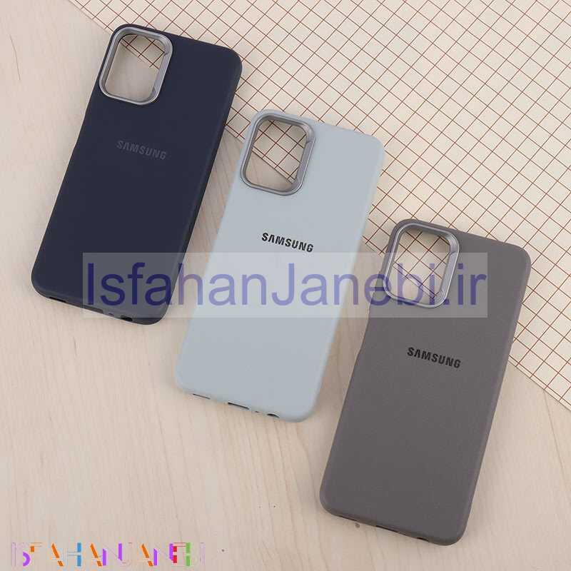 اصفهان جانبی-قاب چرمی ژله ای Leather سامسونگ Galaxy A02s / M02s / A03s لوگودار