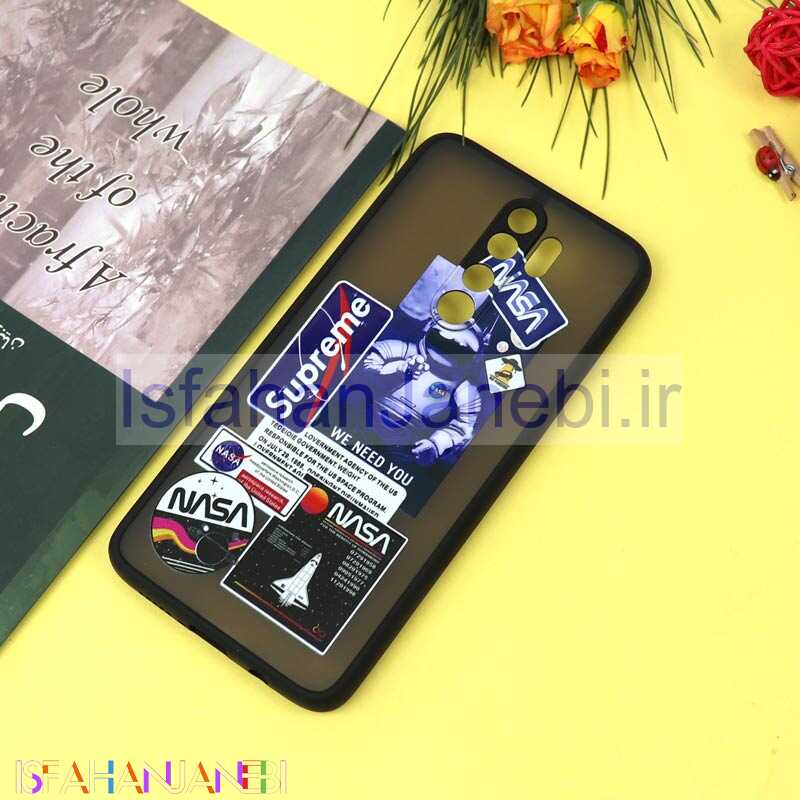 اصفهان جانبی-قاب PC مات محافظ لنزدار طرحدار NASA شیائومی Redmi Note 8 Pro
