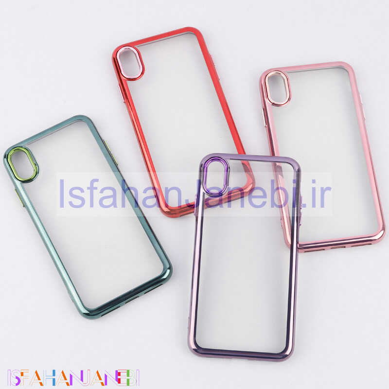اصفهان جانبی-قاب شفاف متال ایرون ژله ای iPhone XS Max