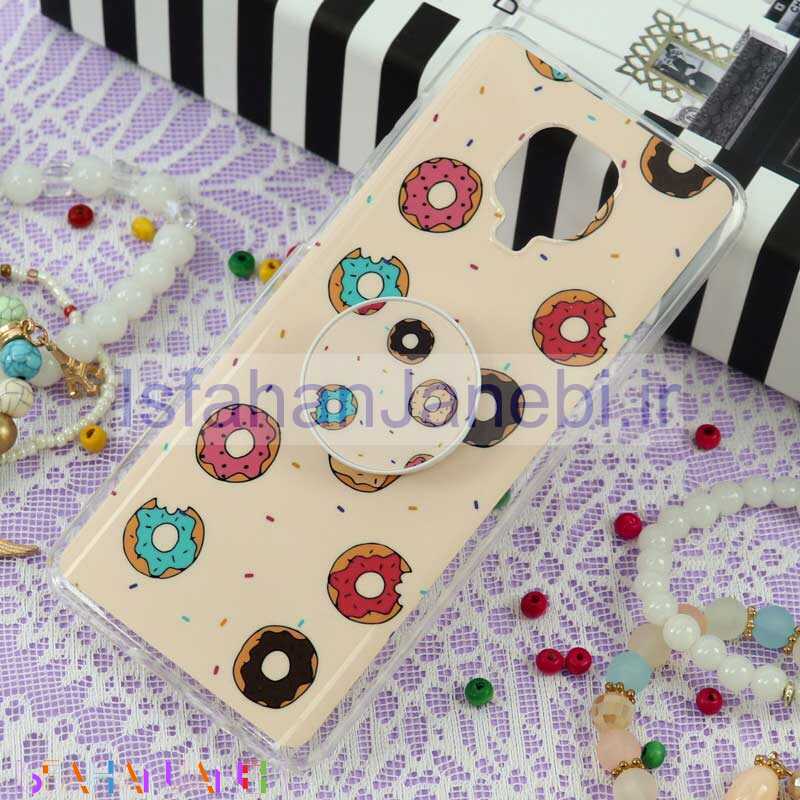 اصفهان جانبی-قاب سوپر IMD دور شفاف پاپ سوکت دار Xiaomi Redmi Note 9S دونات