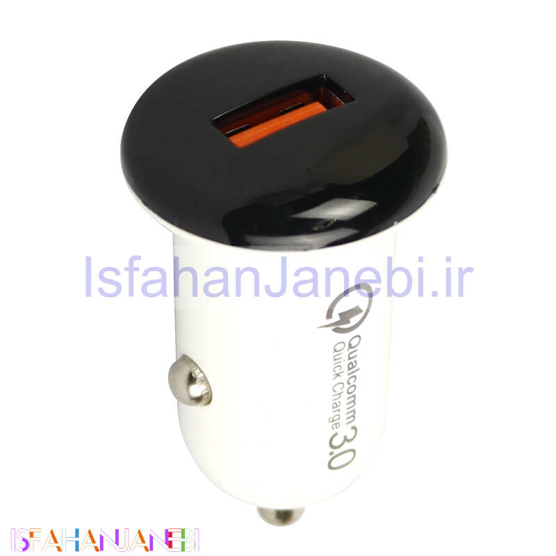 اصفهان جانبی-شارژر فندکی فست شارژ RX-25 3A QC3 PD