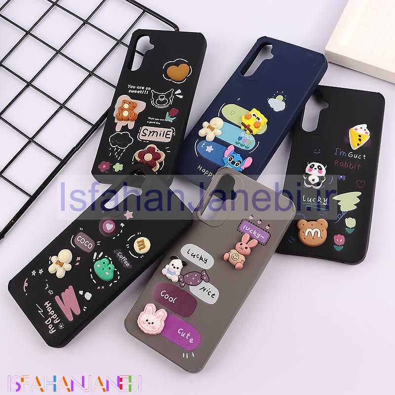 اصفهان جانبی-قاب ژله ای سامسونگ Galaxy A05s عروسک برجسته رنگی