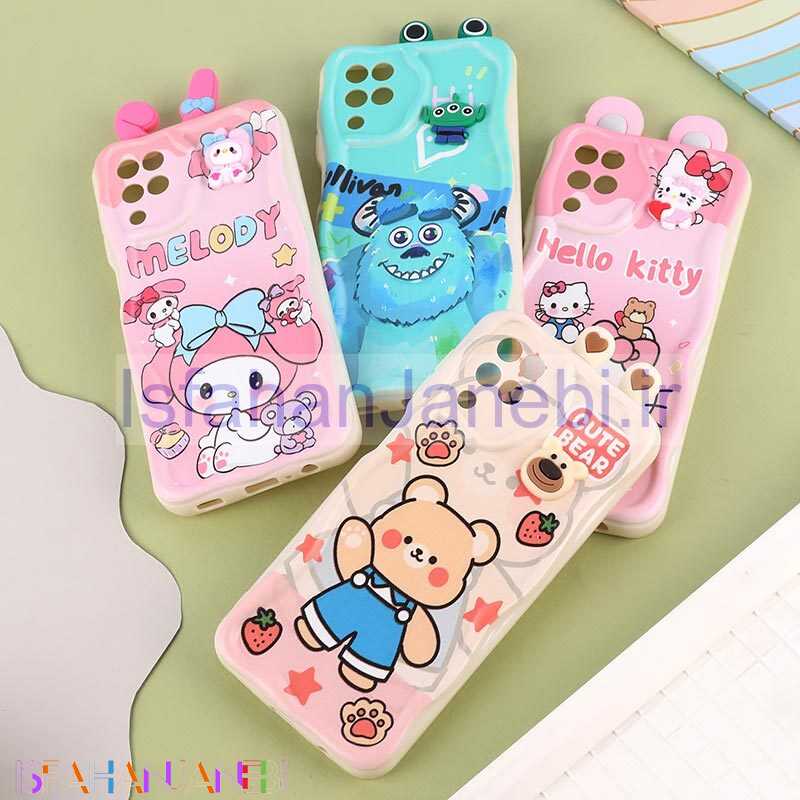 اصفهان جانبی-قاب ژله ای سامسونگ Galaxy A12 / M12 گوش دار محافظ لنزدار