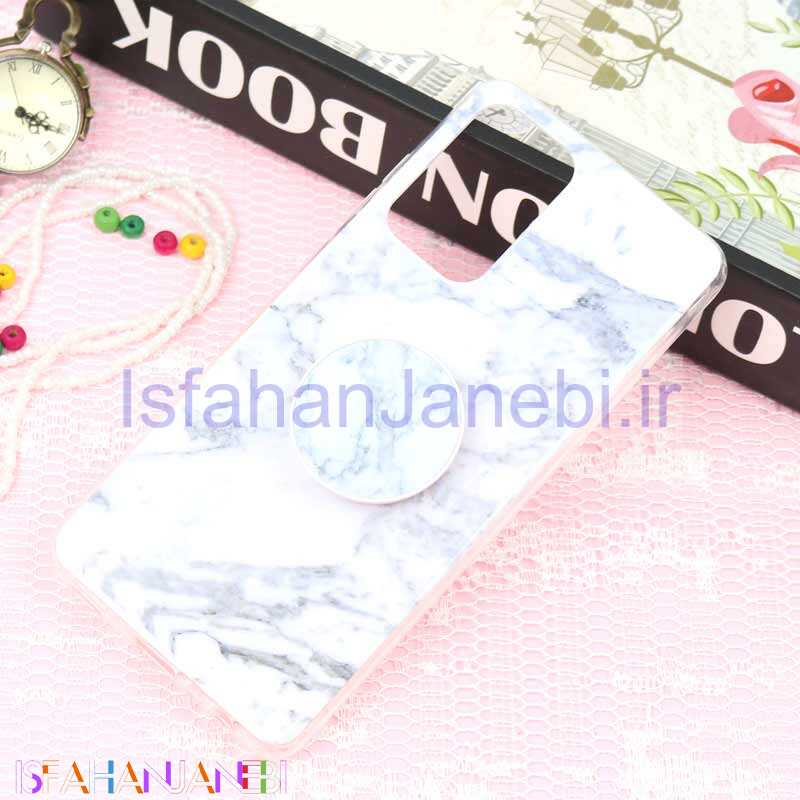 اصفهان جانبی-قاب سوپر IMD دور شفاف پاپ سوکت دار Samsung A52 سنگی