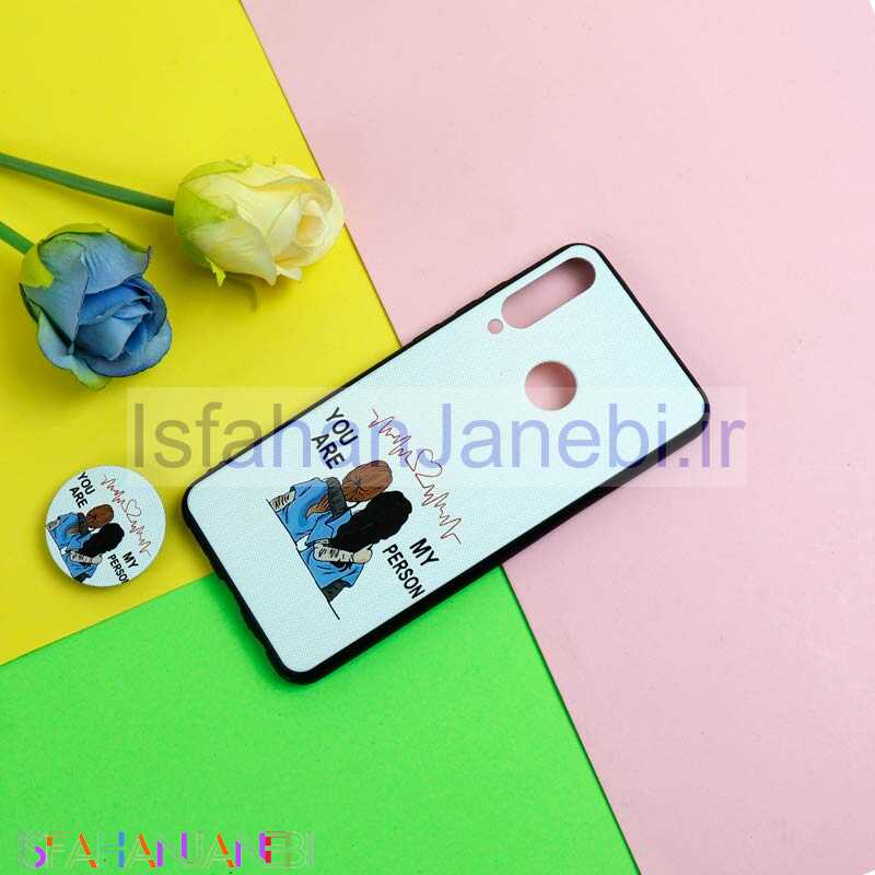 اصفهان جانبی-قاب فانتزی برجسته + پاپ سوکت طرح Friends هواوی Y6p سری D