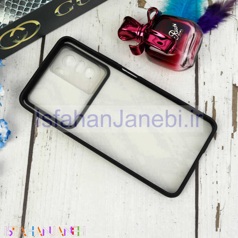 اصفهان جانبی-قاب طرحدار محافظ لنزدار کشویی + پاپ سوکت طرح پوست ماری شیائومی Poco F3 سری C