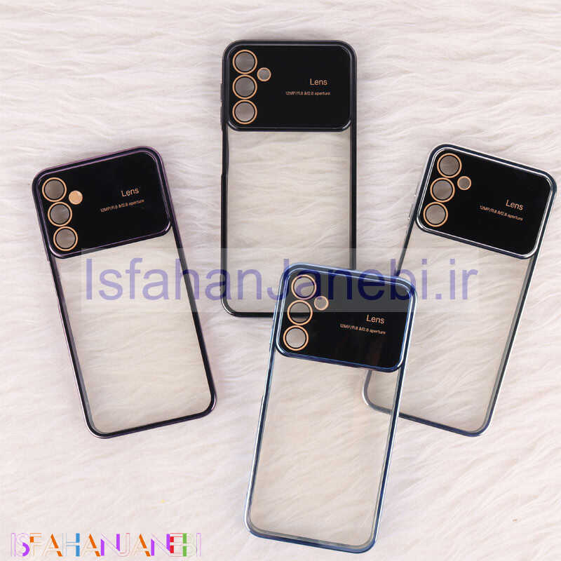 اصفهان جانبی-قاب My Case شفاف Lens Aperture محافظ لنزدار Samsung Galaxy A24 4G