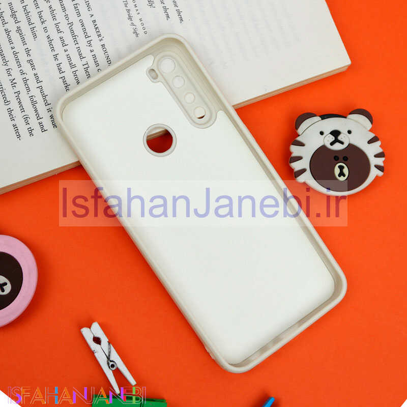 اصفهان جانبی-قاب سیلیکونی خرس TED محافظ لنزدار Xiaomi Redmi Note 8