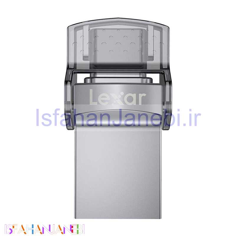 اصفهان جانبی-فلش 128 گیگ لکسار Lexar JumpDrive D35c OTG Type-C USB3.0