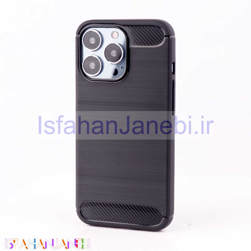اصفهان جانبی-قاب Fiber Carbon ژله ای iPhone 13 Pro