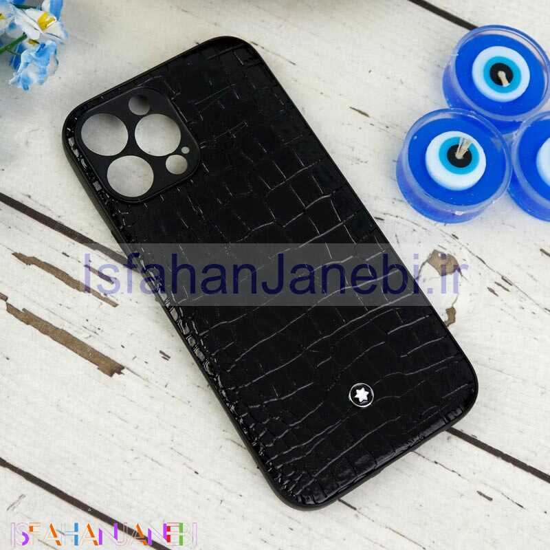 اصفهان جانبی-قاب چرمی Mont Blanc آیفون iPhone 13 Pro Max