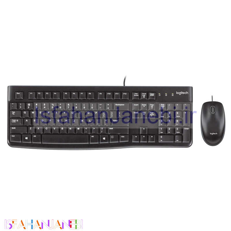 اصفهان جانبی-کیبورد و موس لاجیتک MK120