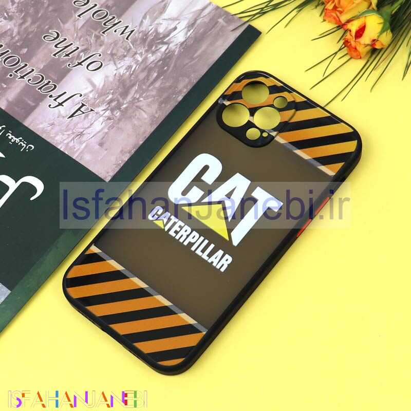 اصفهان جانبی-قاب PC مات محافظ لنزدار طرحدار CAT آیفون iPhone 12 Pro