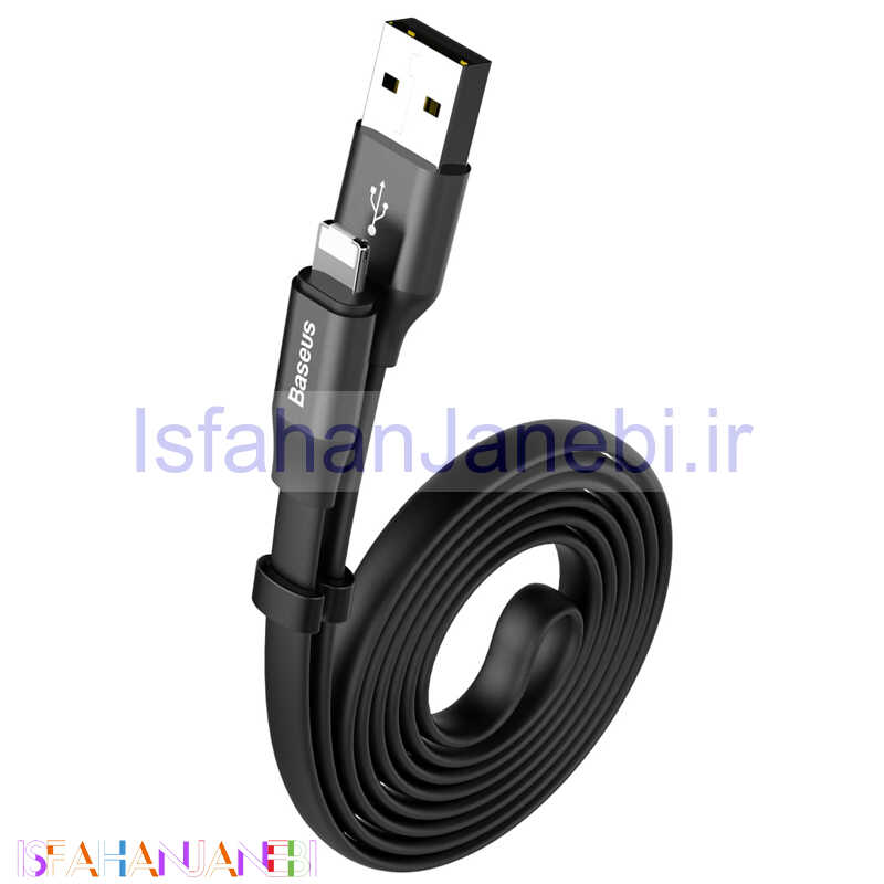 اصفهان جانبی-کابل آیفونی Baseus CALMBJ-A0 2A 1.2m