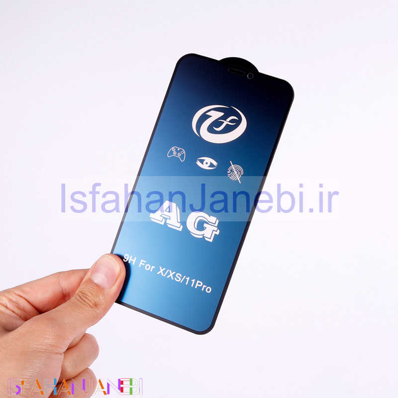 اصفهان جانبی-گلس تمام صفحه Blue مات iPhone 11 Pro