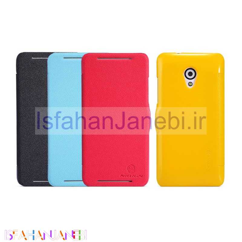 اصفهان جانبی-کیف اورجینال کلاسوری Sparkle نیلکین HTC Desire 700