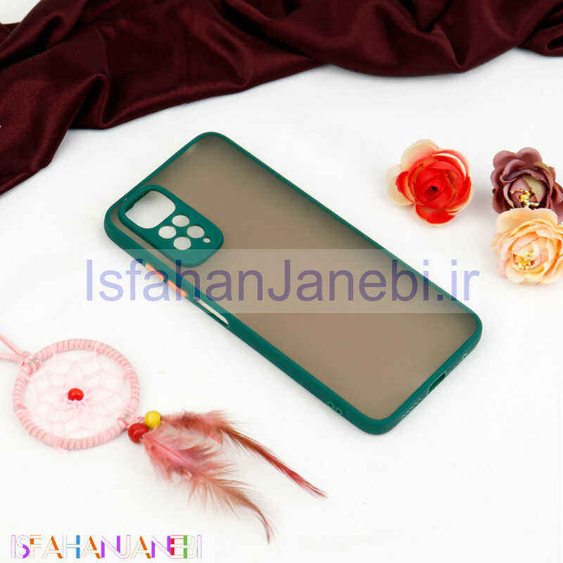 اصفهان جانبی-قاب PC مات محافظ لنز دار Xiaomi Redmi Note 11
